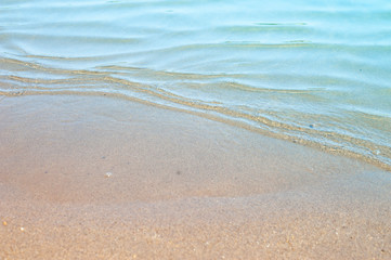 Wave and beach background.
