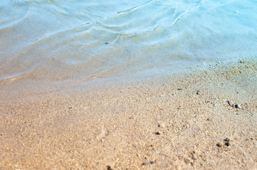 Wave and beach background.