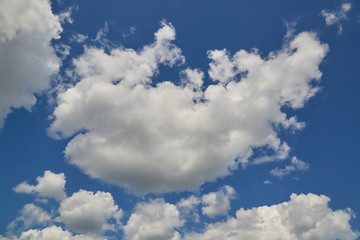 Fototapeta premium Blue aerial landscape on light background. Empty background scene. Panoramic view. Sky blue background. Urban scene. Sunny day, blue sky. Wide angle. Wide panorama. Aerial view. Sky clouds.