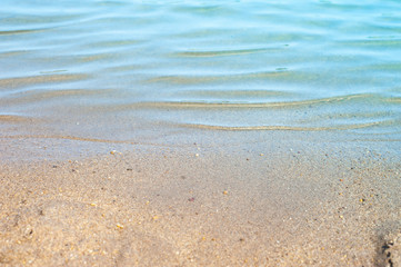 Wave and beach background.