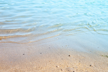 Wave and beach background.