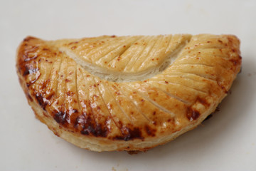 zoomed in apple turnover texture