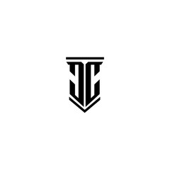 CC Letter Logo Design Template