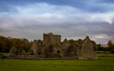 Ancient stone ruins in Ireland
