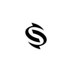 S Letter Logo Design Vector