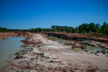 Douglas, Georgia clay pits off a beaten path
