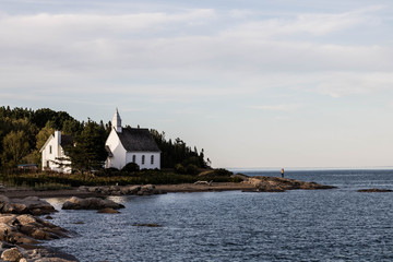 McLaren chapel in the Saint-Simeon municipality (Port-au-Persil) in Quebec, Canada.