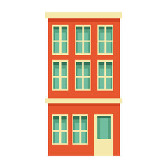Obraz premium colorful building icon