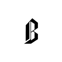 Fototapeta premium B Letter Logo Design Template