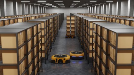 Animation with warehouse wireless control high precision automated agv Transport More with Safety,