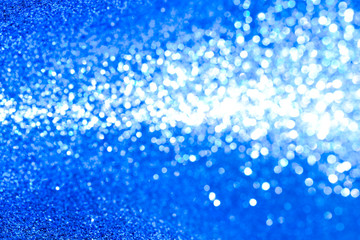 shine of blue glitter abstract background