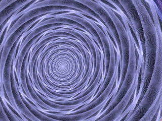 Abstract fractal spiral background, computer-generated illustration.