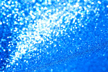 Naklejka na ściany i meble shine of blue glitter abstract background