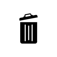 trash icon design vector logo template EPS 10