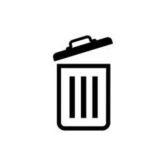 trash icon design vector logo template EPS 10
