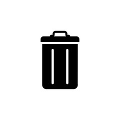 trash icon design vector logo template EPS 10