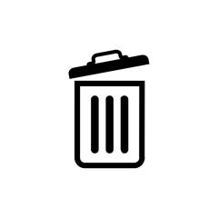 trash icon design vector logo template EPS 10