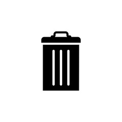 trash icon design vector logo template EPS 10