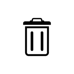 trash icon design vector logo template EPS 10