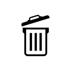 trash icon design vector logo template EPS 10