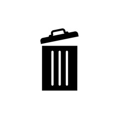 trash icon design vector logo template EPS 10