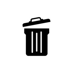 trash icon design vector logo template EPS 10