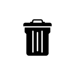 trash icon design vector logo template EPS 10