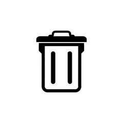 trash icon design vector logo template EPS 10