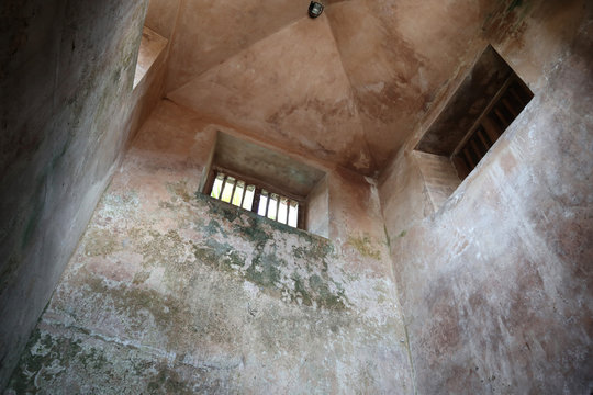 Kenongo building in the Taman Sari area. Taman Sari is the site of former royal garden of the Sultanate of Yogyakarta