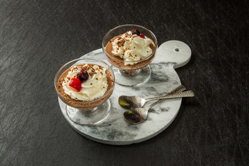 和風ほうじ茶プリン　Japanese style roasted green tea pudding