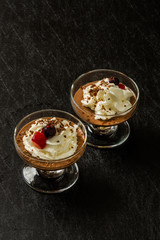 和風ほうじ茶プリン　Japanese style roasted green tea pudding
