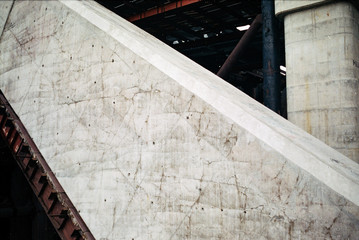 Base of a bridge, Kiev, Ukraine