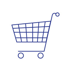 cart shopping transportation isolated icon