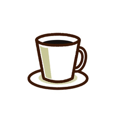 ホットコーヒーのイラスト