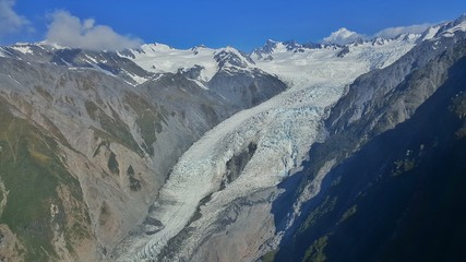 view of alps in winter