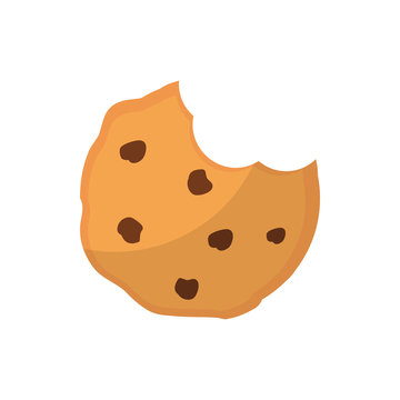 Isolated sweet cookies flat style icon vector design