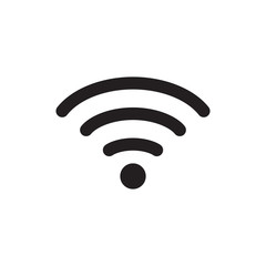 wi-fi signal icon design vector logo template EPS 10