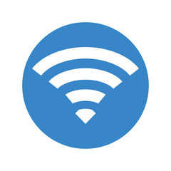 wi-fi signal icon design vector logo template EPS 10