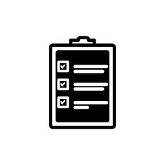 Checklist icon. Design template vector