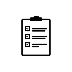 Checklist icon. Design template vector