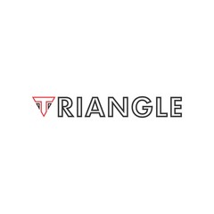 Trianle letter logo design vector