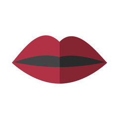 mouth female sexy isolated icon