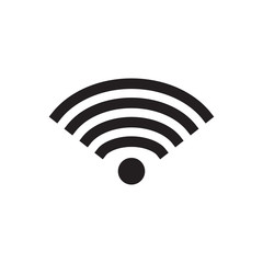 wi-fi signal icon design vector logo template EPS 10