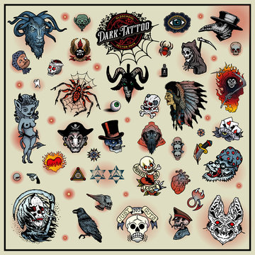 Traditional Tattoo Flash Images – Browse 2,441 Stock Photos, Vectors, and Video