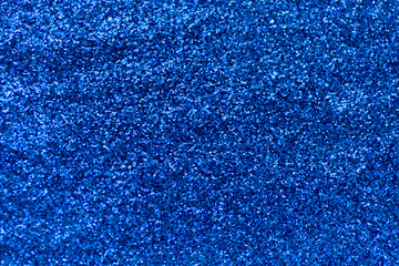 Blue sparkle background. Night glitter texture.