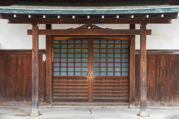 Entrance of traditional house in Japan