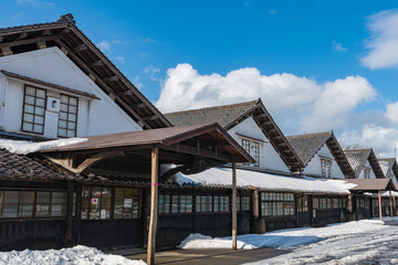 Naklejka premium 酒田 山居倉庫