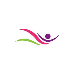 Healthy Life people Logo