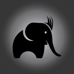 Elephant Logo Template Vector Illustration design