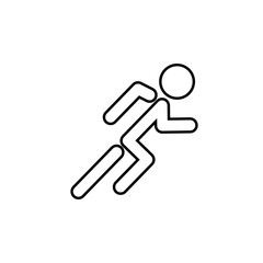 Running line icon
